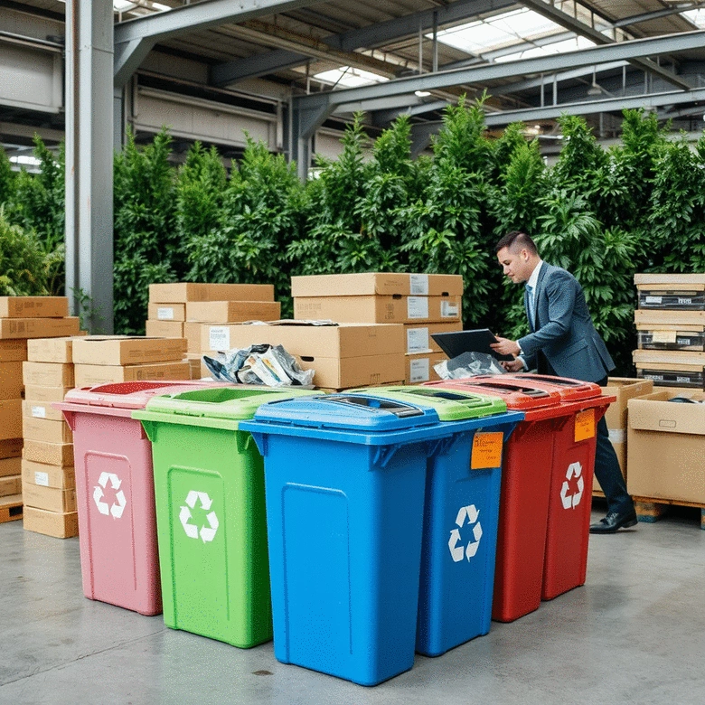 Nachhaltige Abfallentsorgung für Gewerbe
