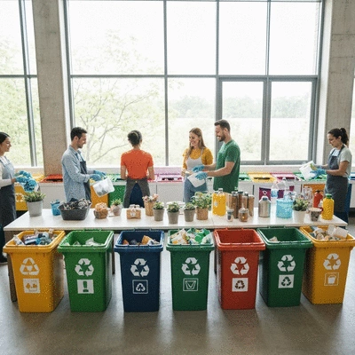 Umweltfreundliche Abfallwirtschaft