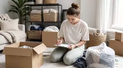 User preparing for Cleanout service with checklist